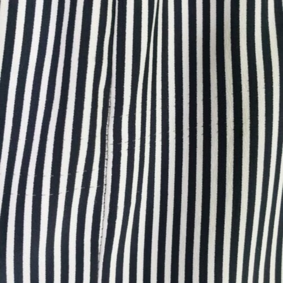 Rag & Bone Womens Greta Black White Striped Silk Off-the-shoulder Blouse Size S - Picture 9 of 12